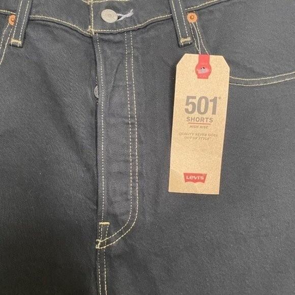 Levi's 501 NWT Button Fly High Waisted Jean Shorts 33 - Picture 2 of 6